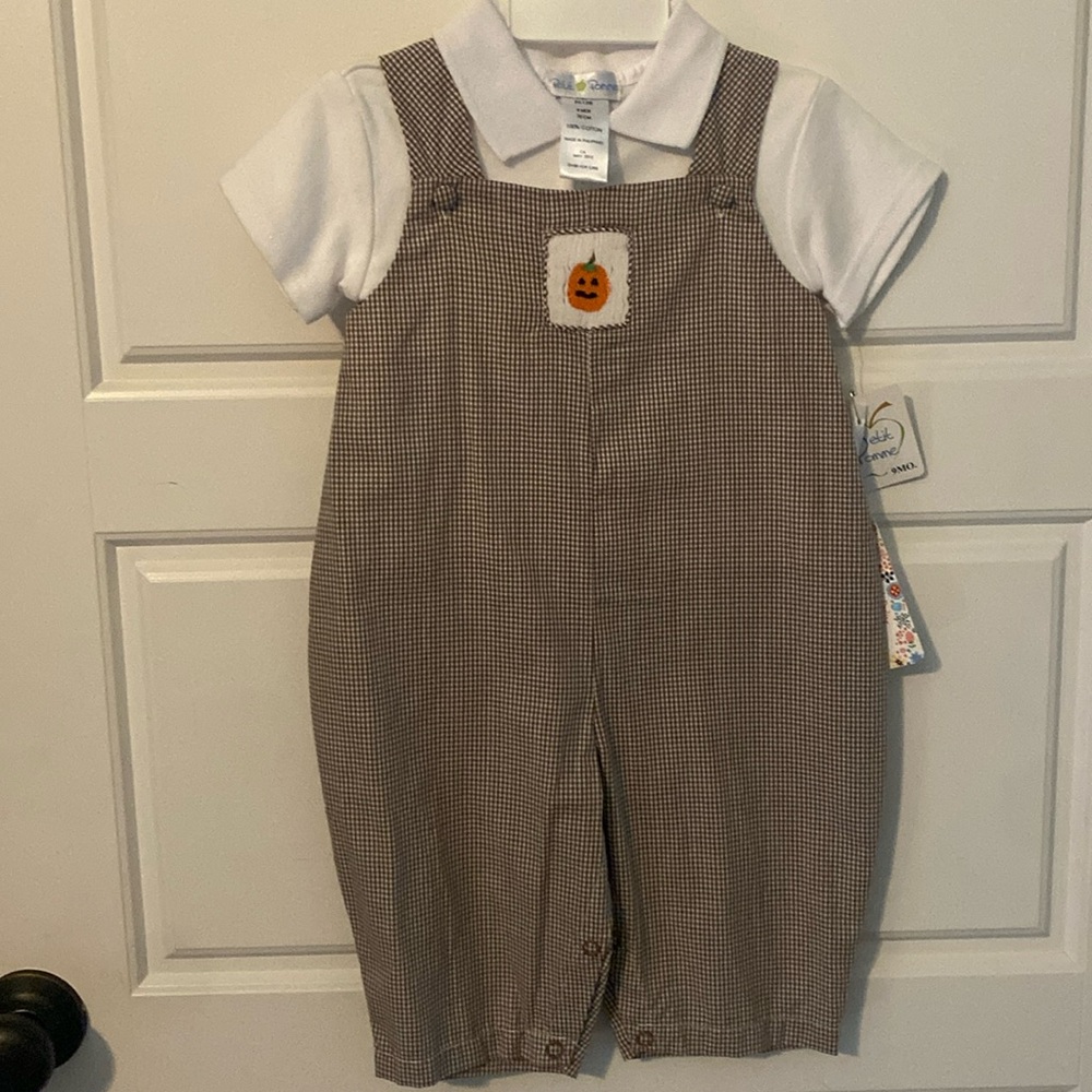 Petit Pomme Halloween Smock